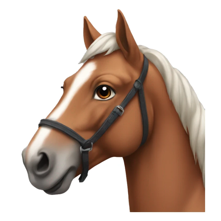 Horse that has the colour of a fox sticker