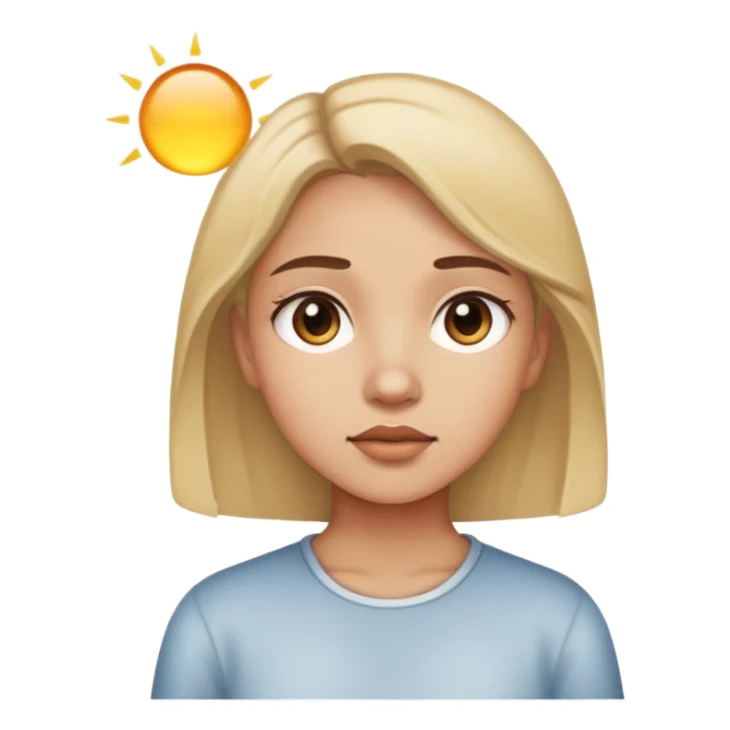 girl facing west looking north  sticker