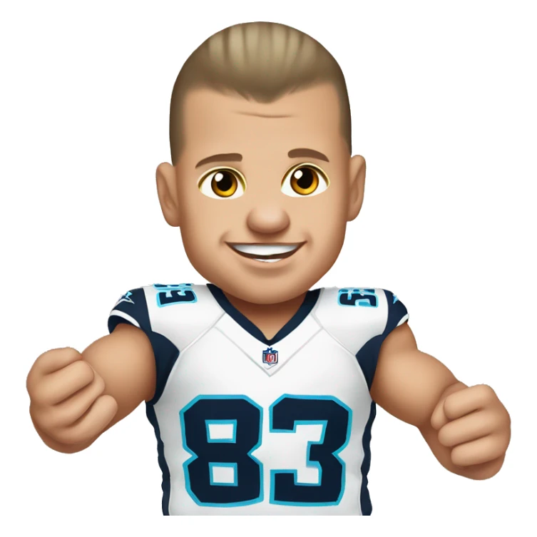 Baby gronk doing the griddy sticker