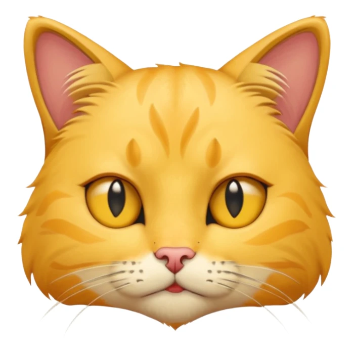 scratch cat from scratch.mit.edu, scratch cat is yellow
he is very sad shedding 1 tear from his left eye sticker
