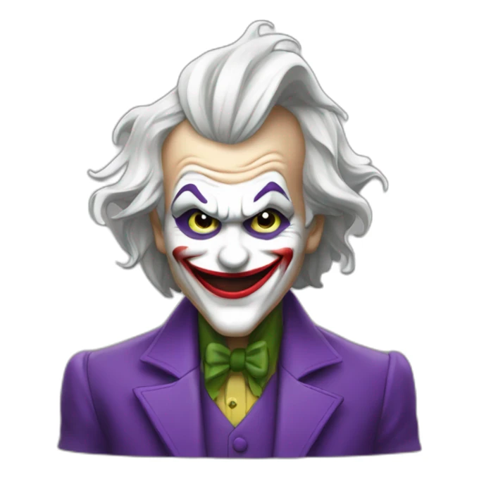 Joker entrain de boire une bières sticker