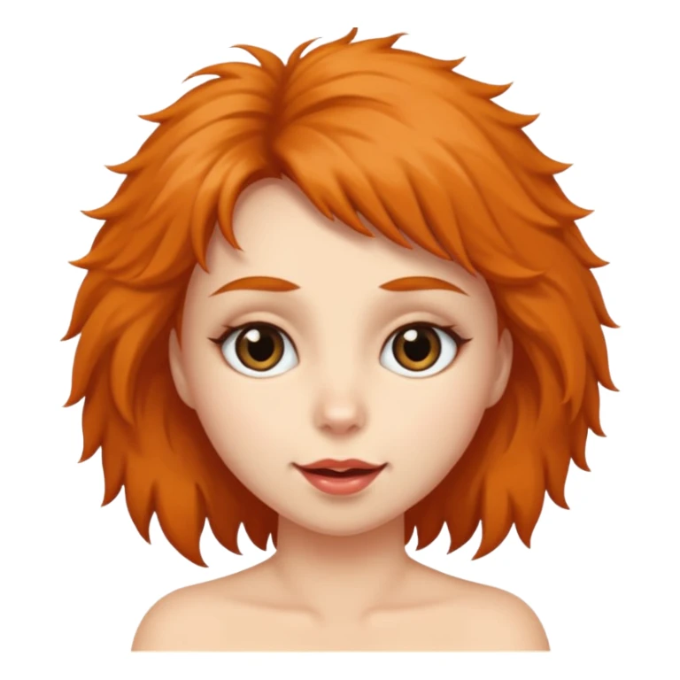 Woman showing her hairy pussy sticker