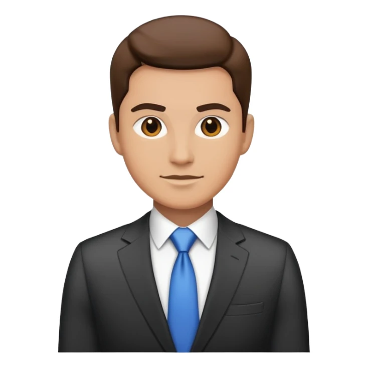 ceo business confidently wears smart business attire sticker