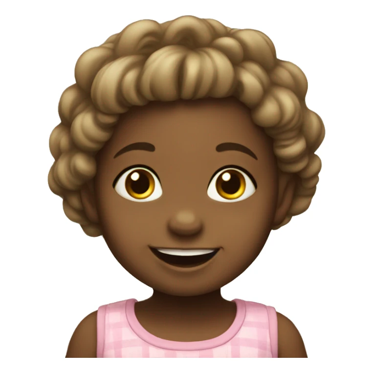 Baby girl happy  sticker