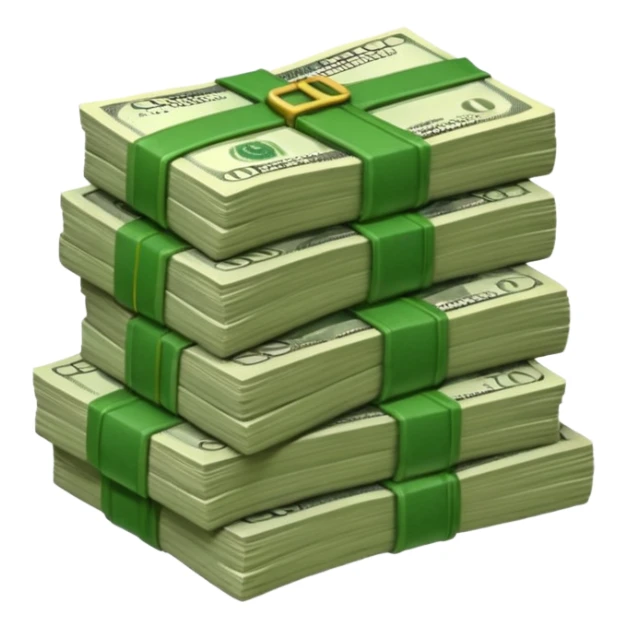 Millions of dollars sticker