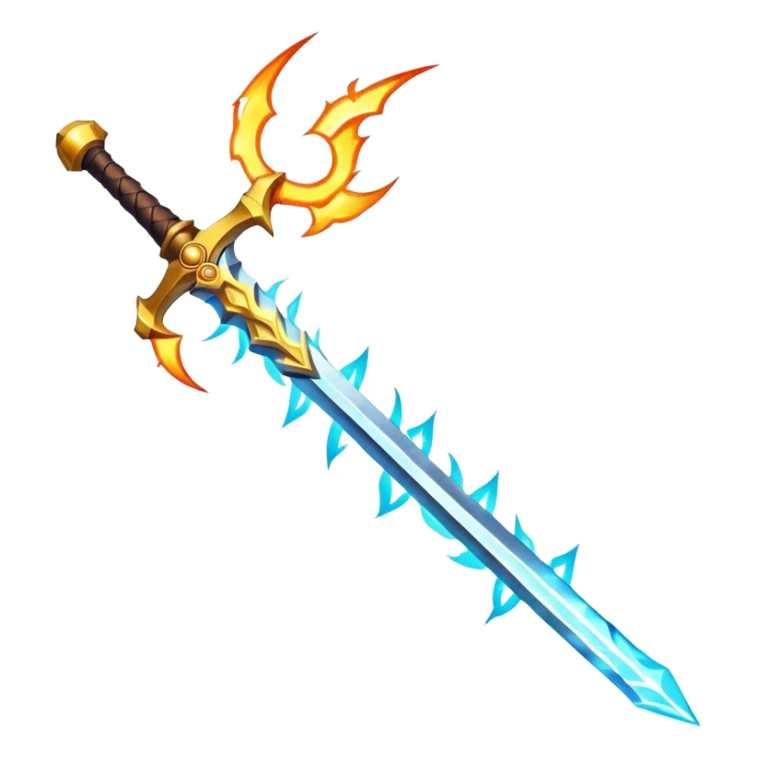 Lightning fire sword of soul sticker