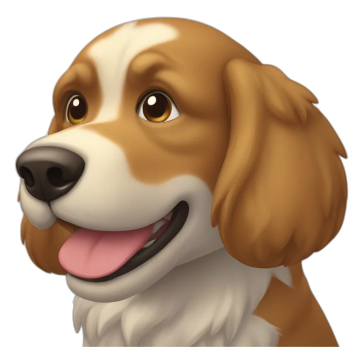 Chien qui coure avec un ballon de rugby sticker