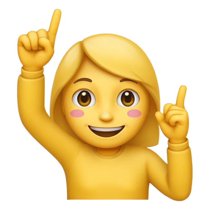 Emoji holding up an L with their finger sticker