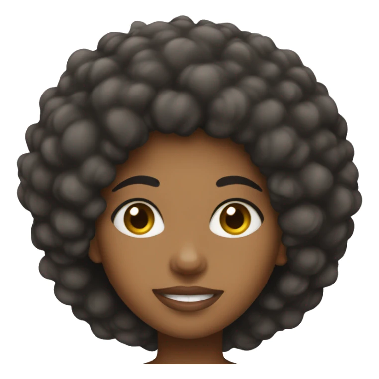 Afro Latina girl  sticker