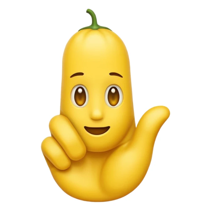 Eine Birne die Mittelfinger zeigt. Mittelfinger  sticker