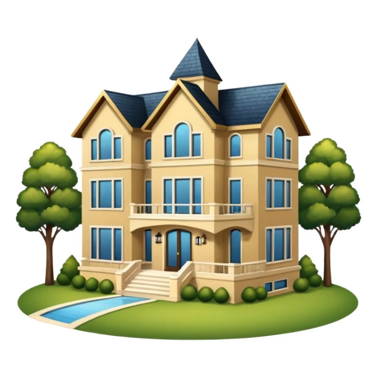 casa lujosa y bonita sticker