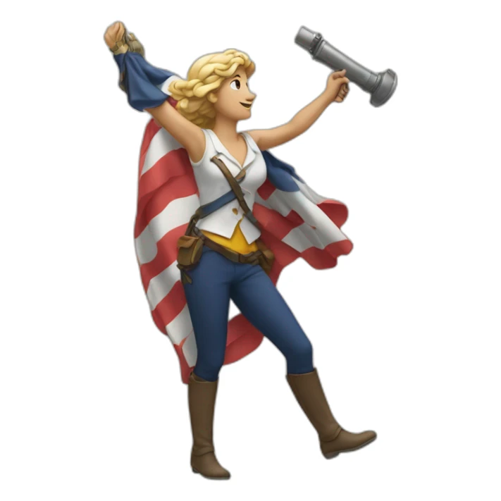 Liberty Leading the People France sticker