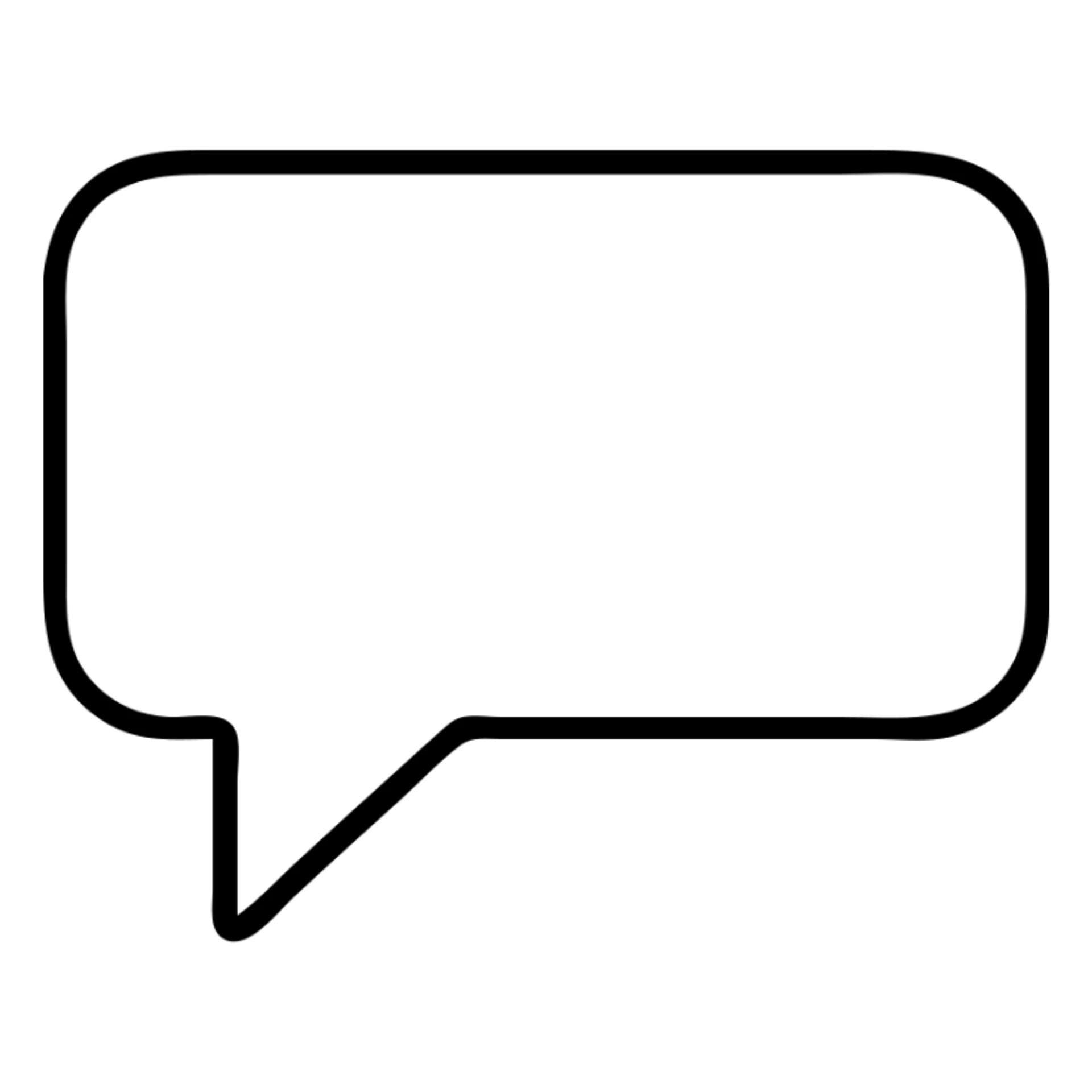 speech bubble with 'blog' in bright, eye-catching colors, outlined icon style sticker