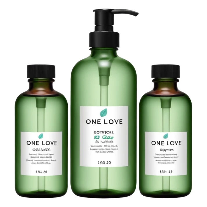 one love organics Botanical B skincare sticker