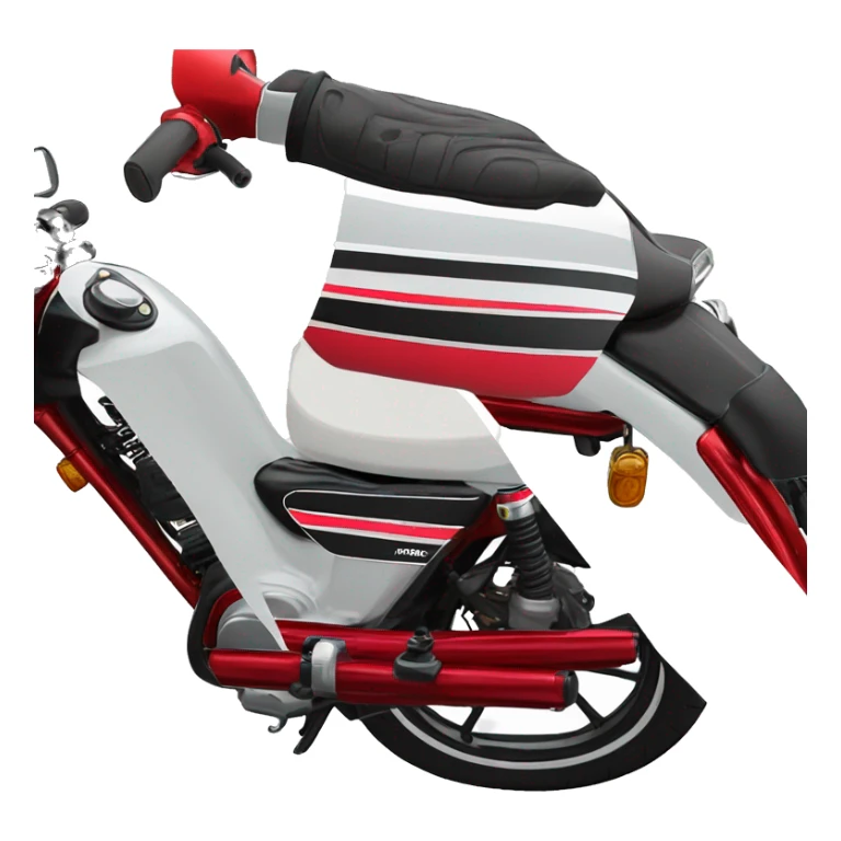 Royal Enfield Meteor 350 Red sticker