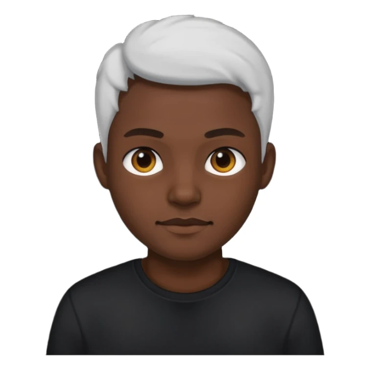 ⁶🤷🏾‍♂️⁷ change color of the shirt to black  sticker