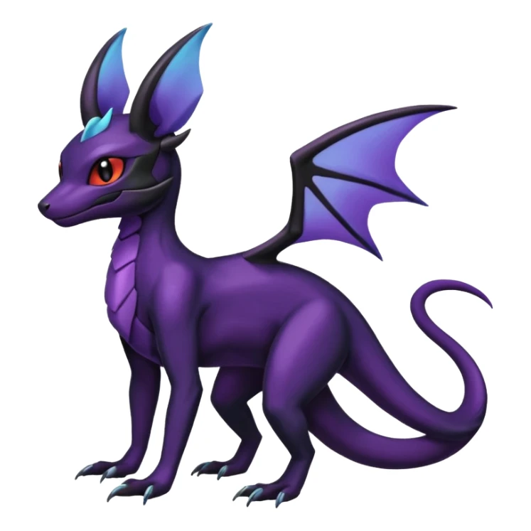 Shiny Salandit-Noivern-Umbreon-Hybrid (Full body) sticker