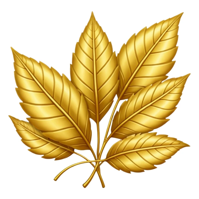 Leaves of gold  sticker