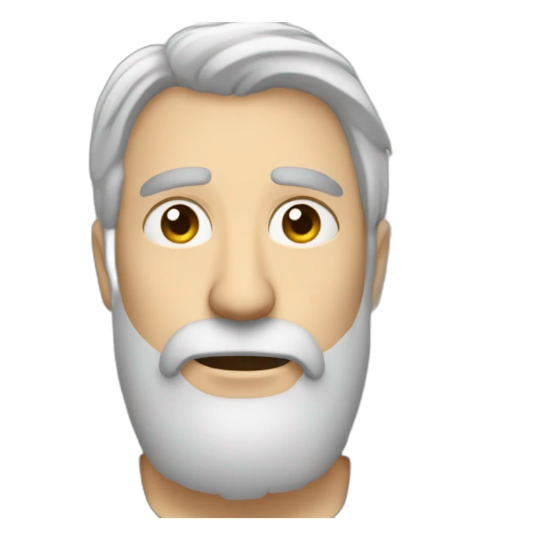 northern europes laziest coder grey hair with beard sticker