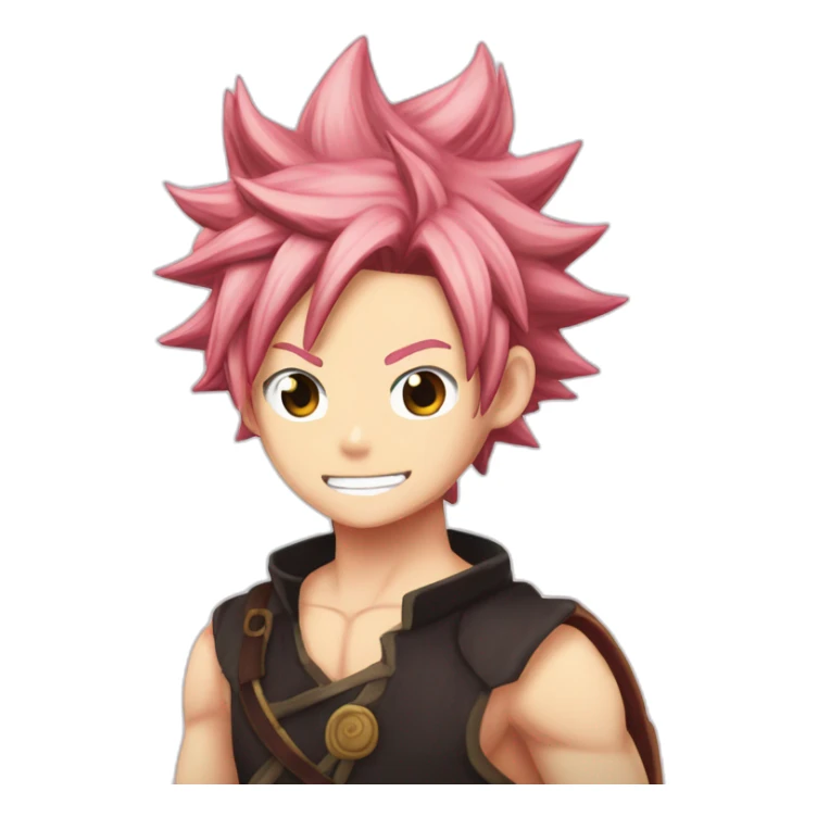 Natsu dragneel Fairy tail rose hair sticker