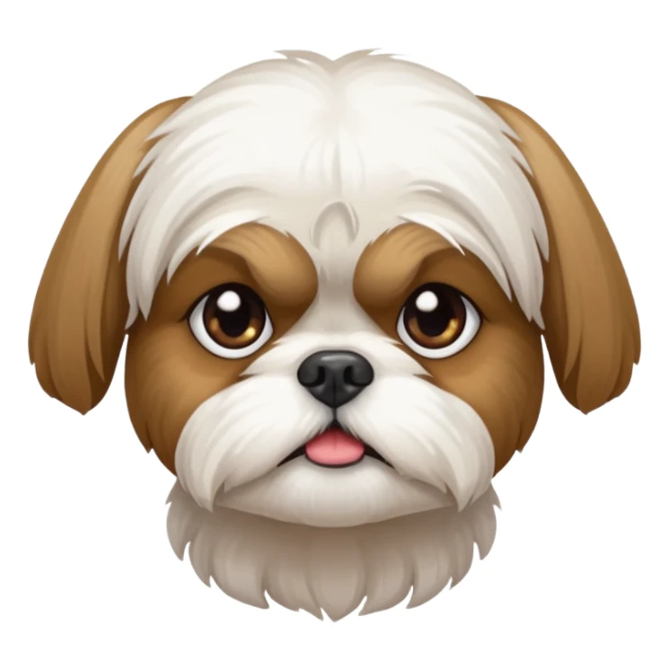 Shih Tzu dog poisoned sticker