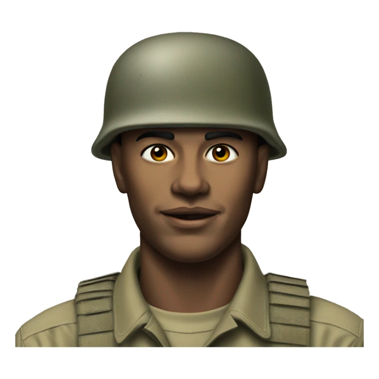 us soldier 1960s photorealistic sticker