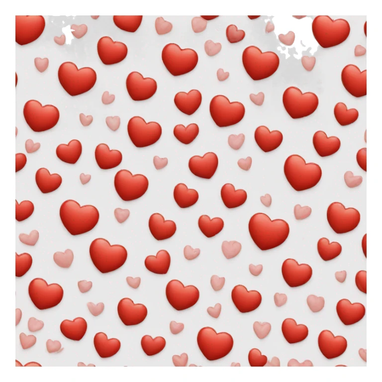 White heart, red heart, love, couple sticker