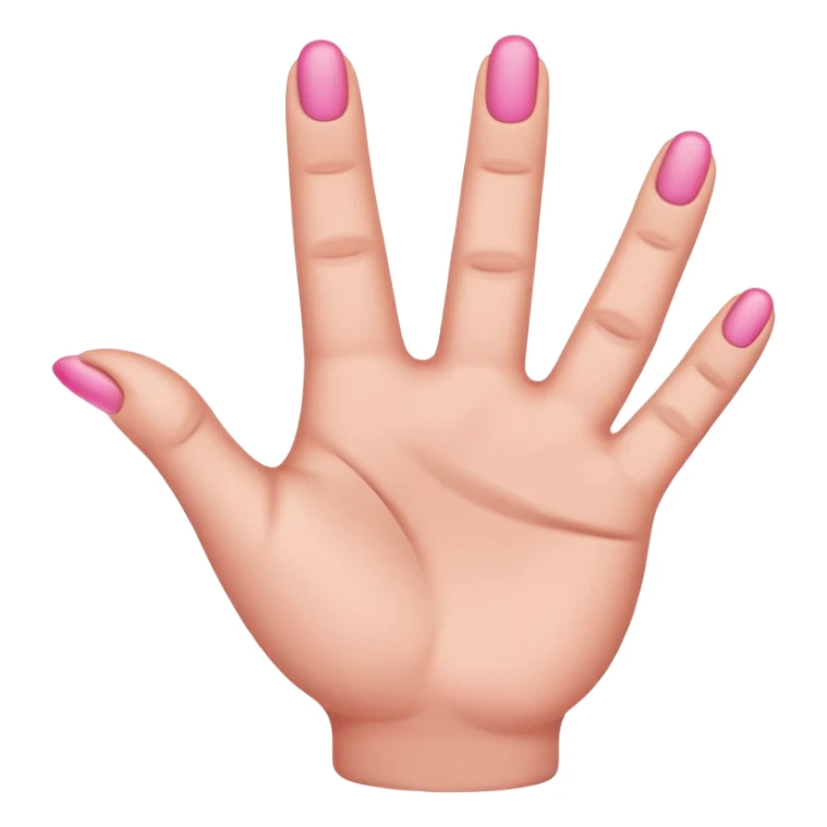 Should be like a simple hand emoji where the hands form an equilateral triangle with the two thumbs forming the top side and then the remaining four fingers on each hands meet at the middle going down. sticker