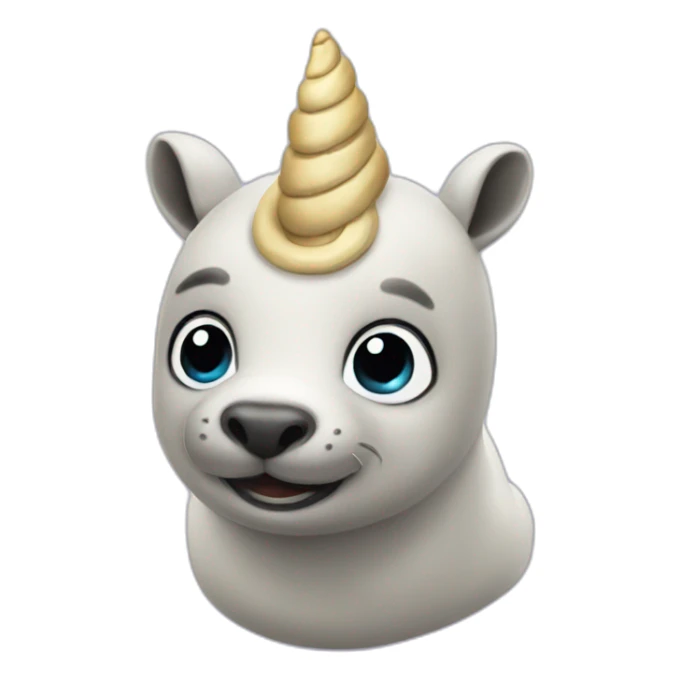 seal unicorn sticker