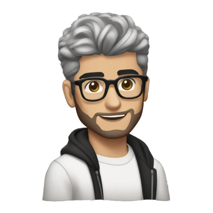 Zayn Malik wearing glasses but older sticker