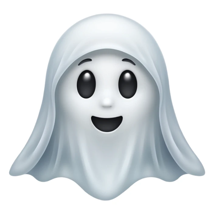 I need a spirit emoji like a ghost but very whispy and airy looking  sticker