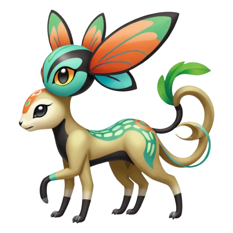 Meloetta-Gabite-Keldeon-Pokémon-Fakémon-fusion-hybrid-creature sticker