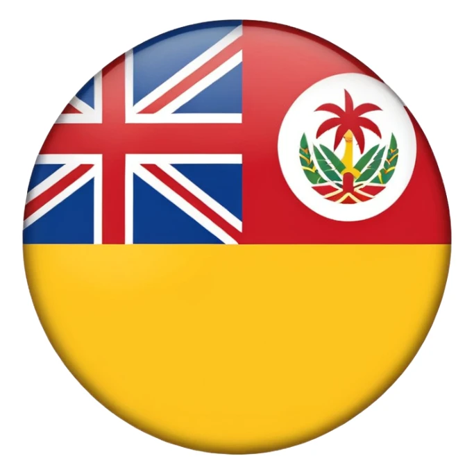 Make a emoji flag of hawaii sticker