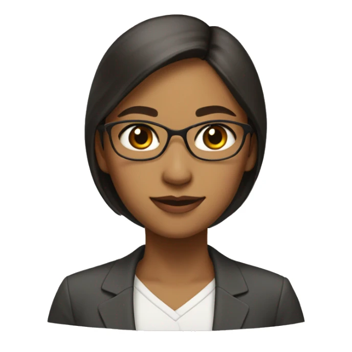 teacher, black and longhar, brown eyes, asia girl sticker