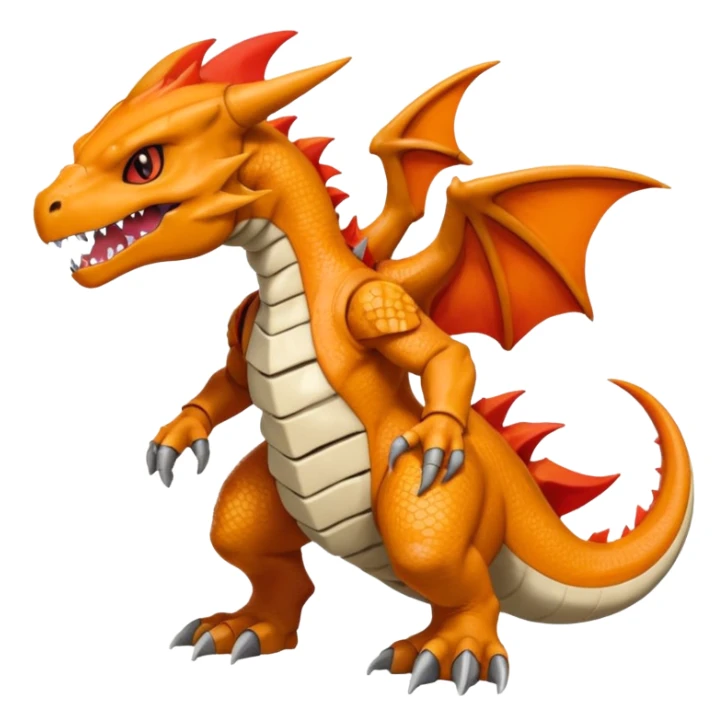 Salandit-Greymon-Agumon-Charizard-Duskull-Cubone-Hybrid (Full body) sticker