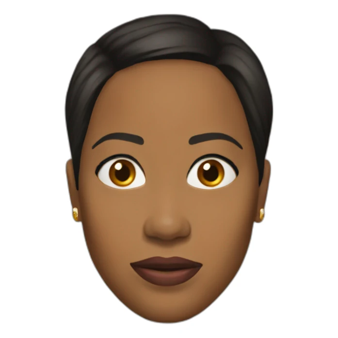 regina king head only no neck sticker