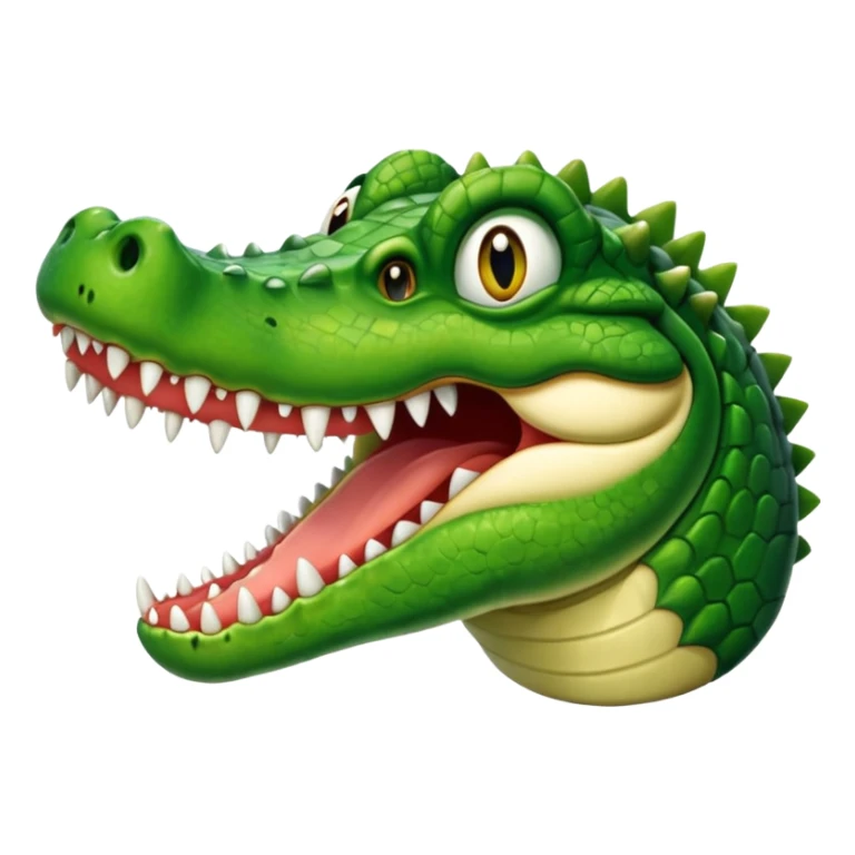 drooling from mouth crocodile emoji sticker