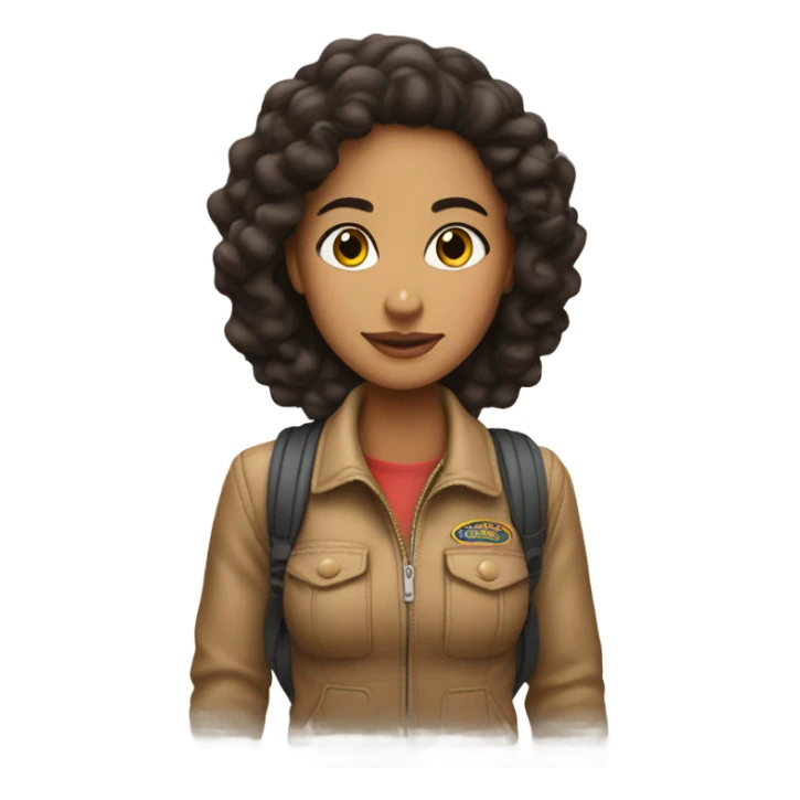 Lightskin Girl arriving in Texas on a flight sticker