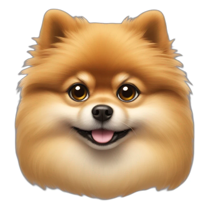 cute-hairy-dwarf-pomeranian sticker