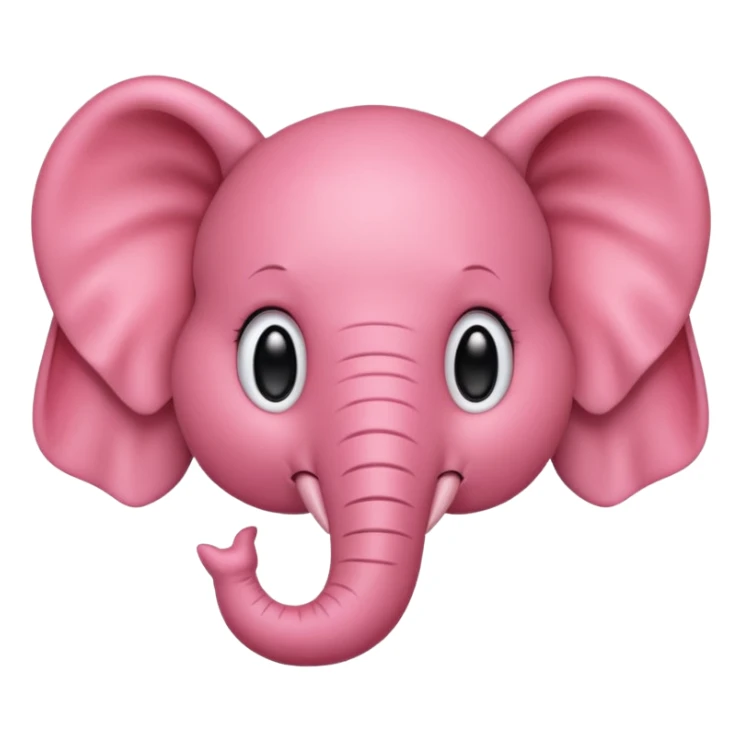 Strawberry elephant sticker