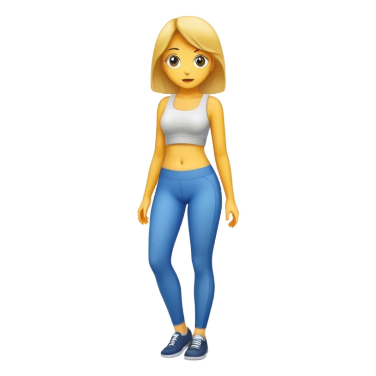 Girl with slim waist sticker