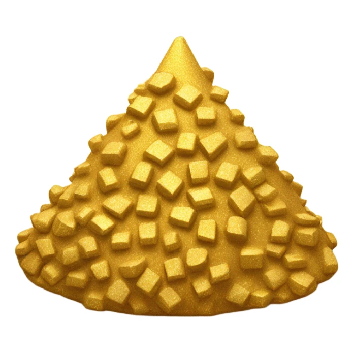 pile of gold dust sticker