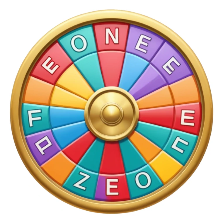  wheel of fortune board sticker