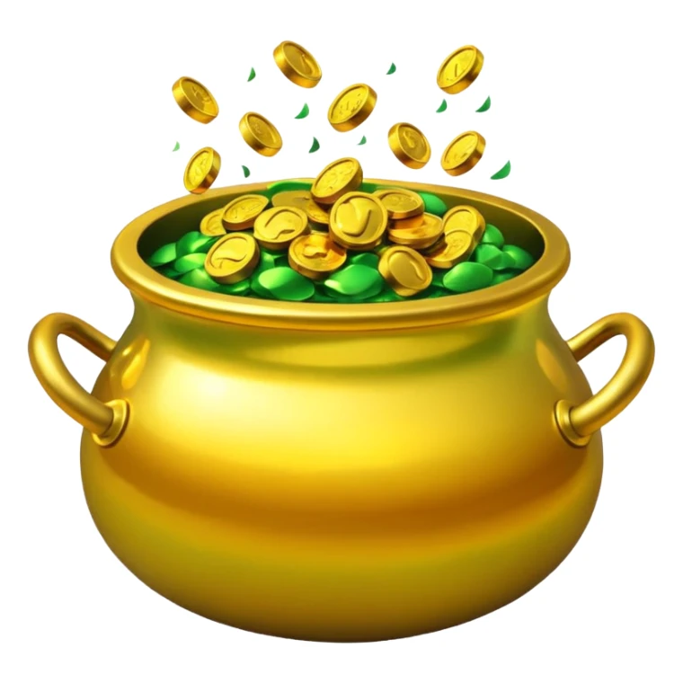 pot of gold sticker