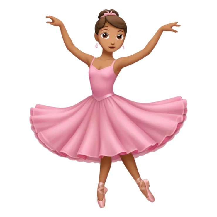 Bailarina rosada pero no de valet sino de bailes sticker