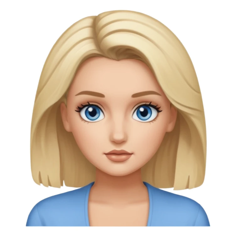 Perrie Edwards blue eyes, blonde hair sticker