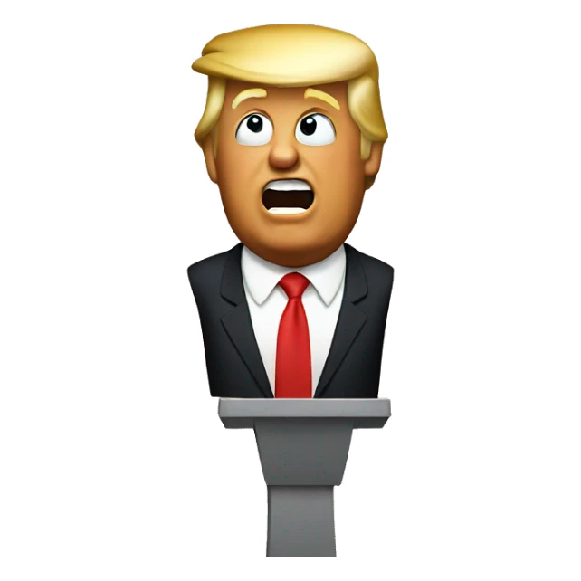 donald trump singing sticker