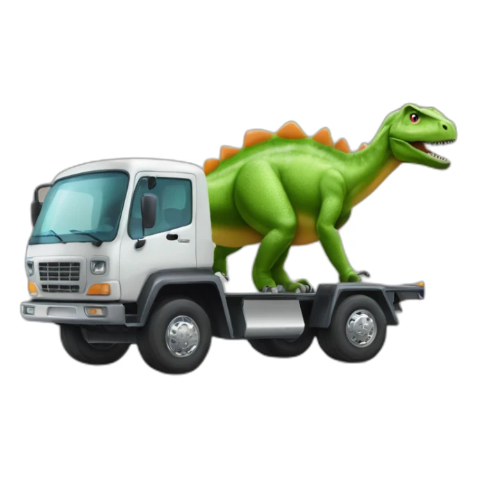 dinosaure qui a la forme d’un camion sticker