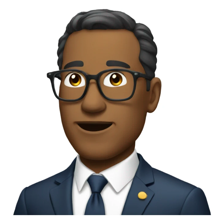 Homme Politique qui parle sticker