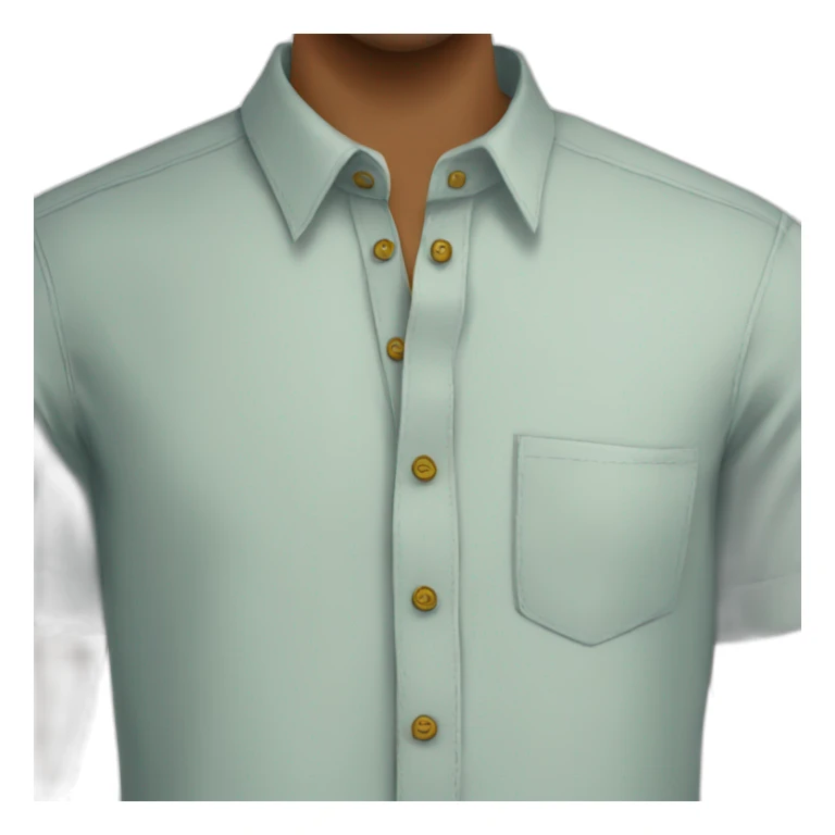 button-down sleeved shirt sticker